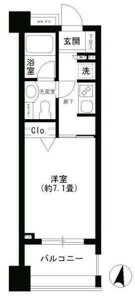 クリオ文京小石川間取り図
