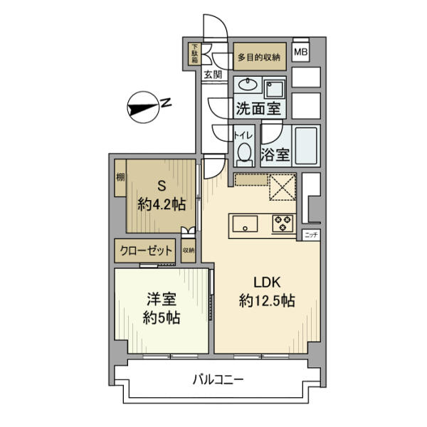 ヴィラロイヤル文京西片 4F 間取り図