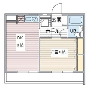 ラ・バルカ 301号室 間取り図