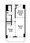 プレシアス本郷 303 間取り図