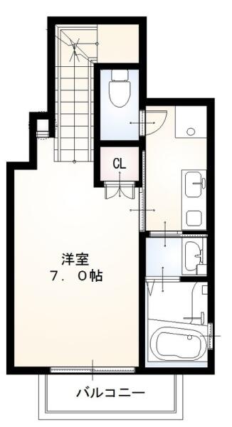 Glanz小石川 303号室 間取り図