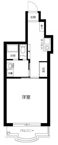 ヒルズ音羽 503号室 間取り図