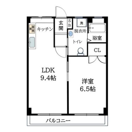 小石川マンション 103号室 間取り図