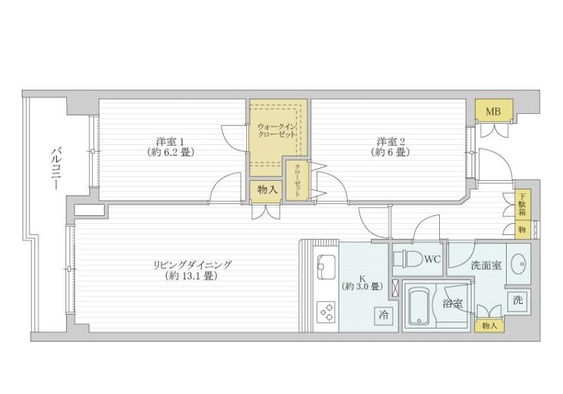 AZ小石川　 302号室 間取り図