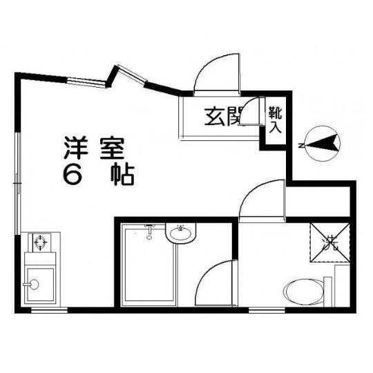 ユーハコート小石川 103号室 間取り図