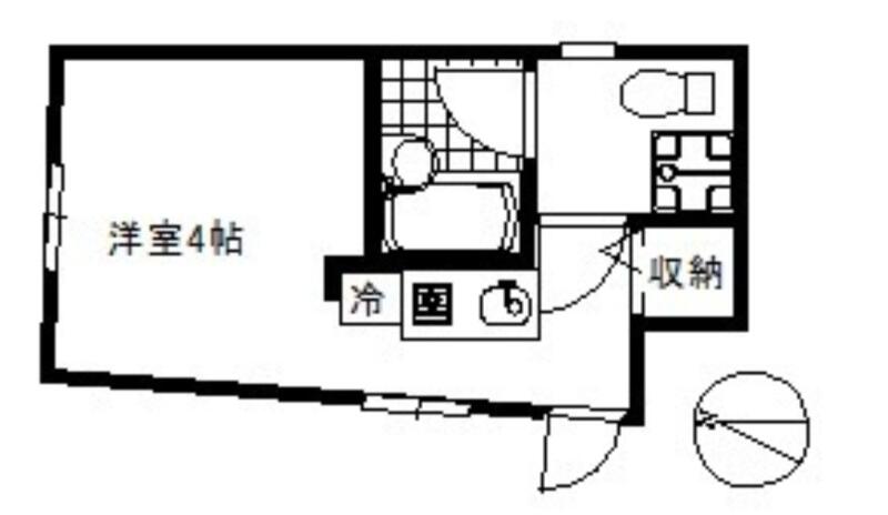 ユーハコート小石川 104号室 間取り図