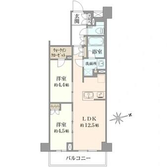 オープンレジデンシア文京西片 3F 間取り図