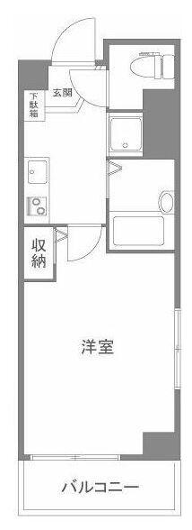 スカイコート文京小石川第5 304号室 間取り図