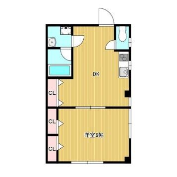 ロータスビュー小日向 2F 間取り図