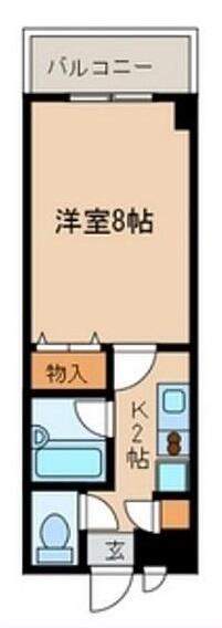 小石川ガーデンハウス 202号室 間取り図