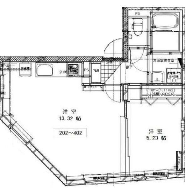 アーバンステージ茗荷谷 302号室 間取り図