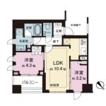 ピアース文京小石川間取り画像