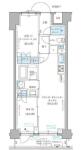 パークアクシス文京本郷 607 間取り図