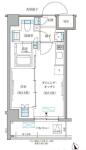 パークアクシス文京本郷 616 間取り図
