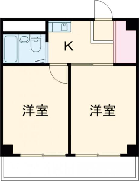 リエス本郷 207号室 間取り図