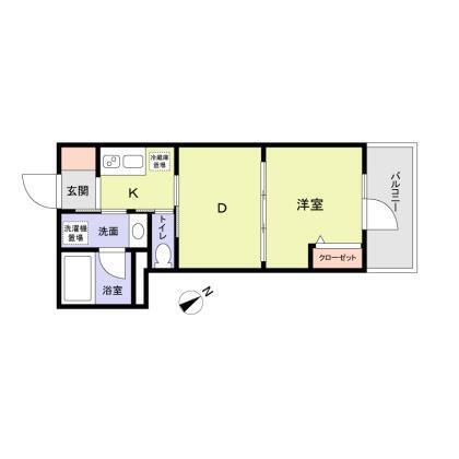 Silver Wood KASUGA 302号室 間取り図