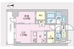 タスキプライムテラス後楽園 404 間取り図