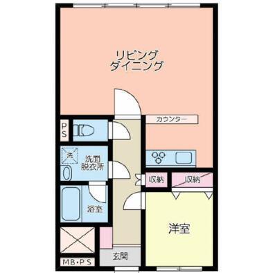 湯島ハイタウン　B棟 1212号室 間取り図