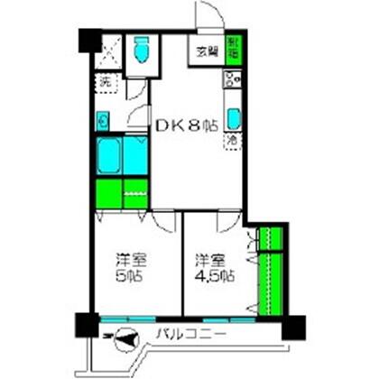 パラシオン本郷 503号室 間取り図