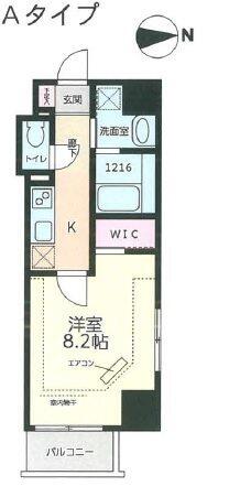 ローレル文京 204号室 間取り図