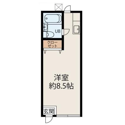 ハイジ 102号室 間取り図