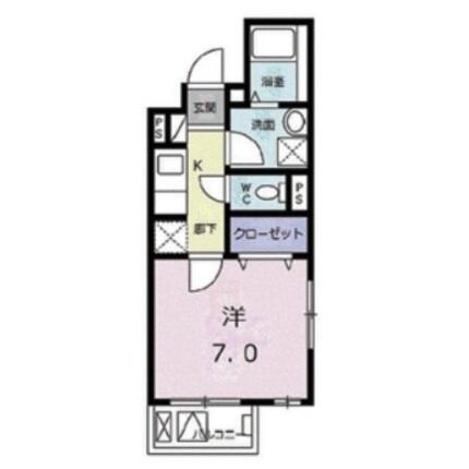 メゾン・ド・リ 204号室 間取り図