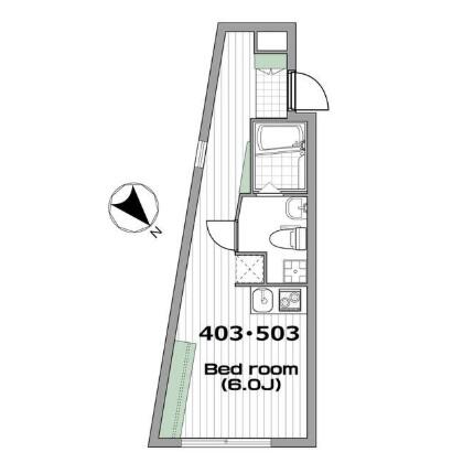 アージュドール白山 303号室 間取り図