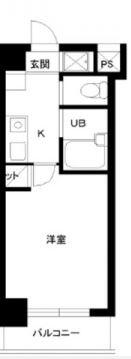 スカイコート文京白山 306号室 間取り図