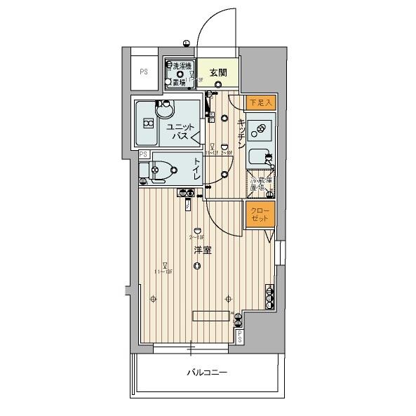 スカイコート本郷東大前弐番館 501号室 間取り図