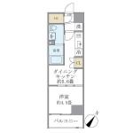 ジオエント駒込 405 間取り図