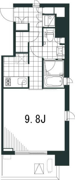 ラティエラ文京音羽 404号室 間取り図