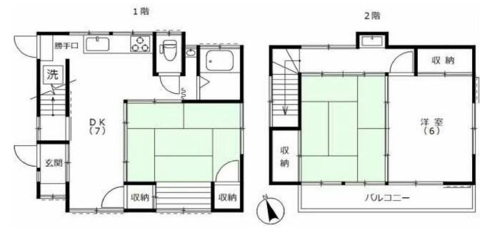 坂田邸  間取り図