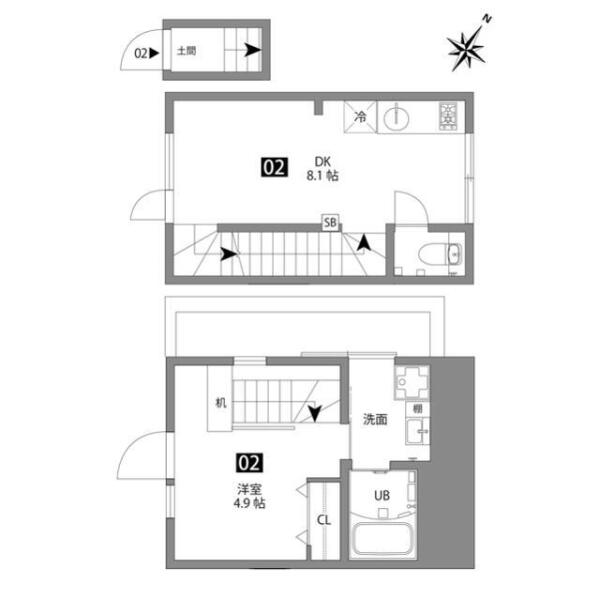 文京大塚テラス 02号室 間取り図