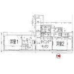 コスモリード文京千駄木間取り画像