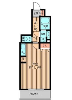 レガーロ御茶ノ水II 304号室 間取り図