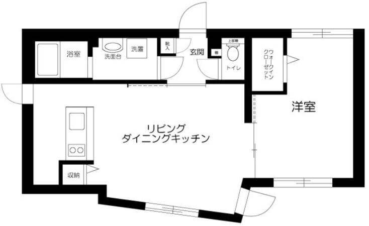 LAPiS本郷 104号室 間取り図