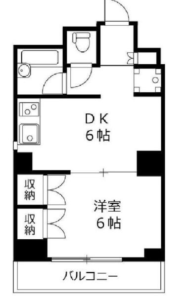 サクラハイツ 101号室 間取り図