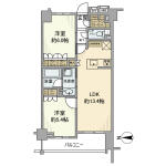 オープンレジデンシア千駄木 2F 間取り図