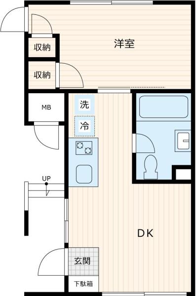 向丘・旬創館 103号室 間取り図