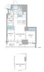 ルフォンプログレ本郷三丁目 705 間取り図