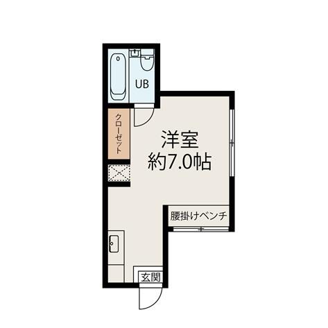 ハイジ 103号室 間取り図
