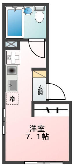 Glanz本駒込 202号室 間取り図