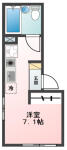 Glanz本駒込 202 間取り図