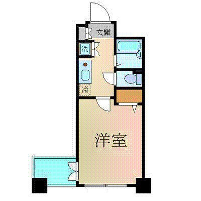 プレール文京WEST 1204号室 間取り図