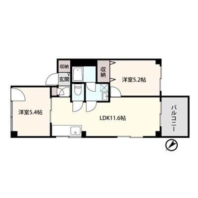 福室ビルディング 4F 間取り図