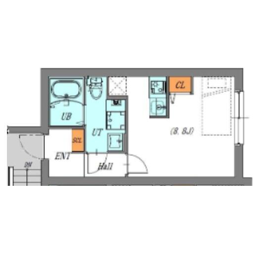 LUORE文京本駒込 302号室 間取り図