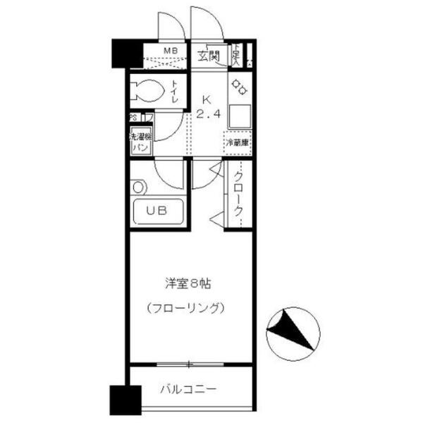 Casa Verde 502号室 間取り図