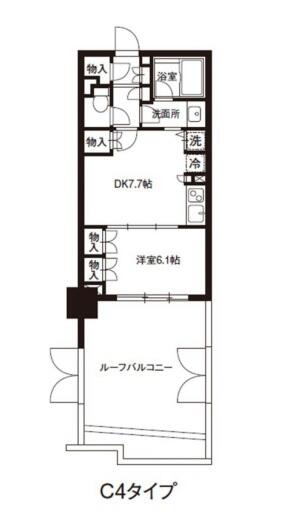 レジディア御茶ノ水 304号室 間取り図