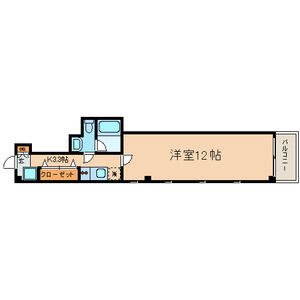センタービレッジ千駄木 301号室 間取り図