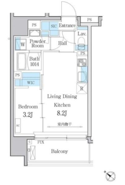 デュオメゾン文京白山 201号室 間取り図